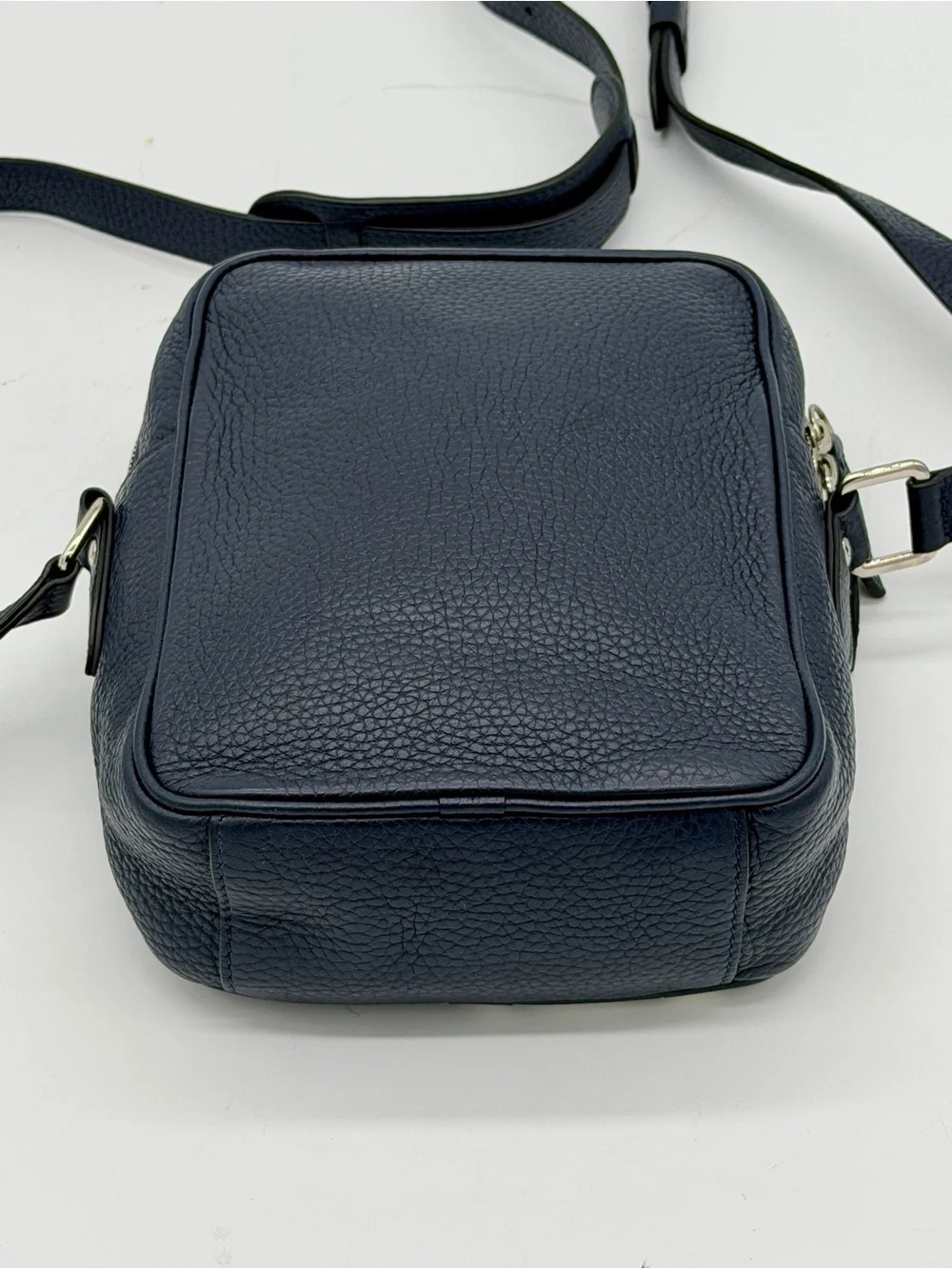 Louis Vuitton Danube PM Navy Taurillon Leather LV Circle Crossbody Bag 2017